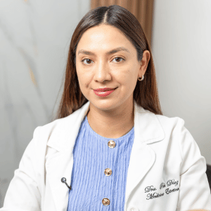 Ruby Díaz, médica y cirujana de Servimed Ambulancias